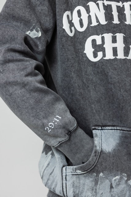 CHAOS UNFOLD HOODIE - SPACE GREY