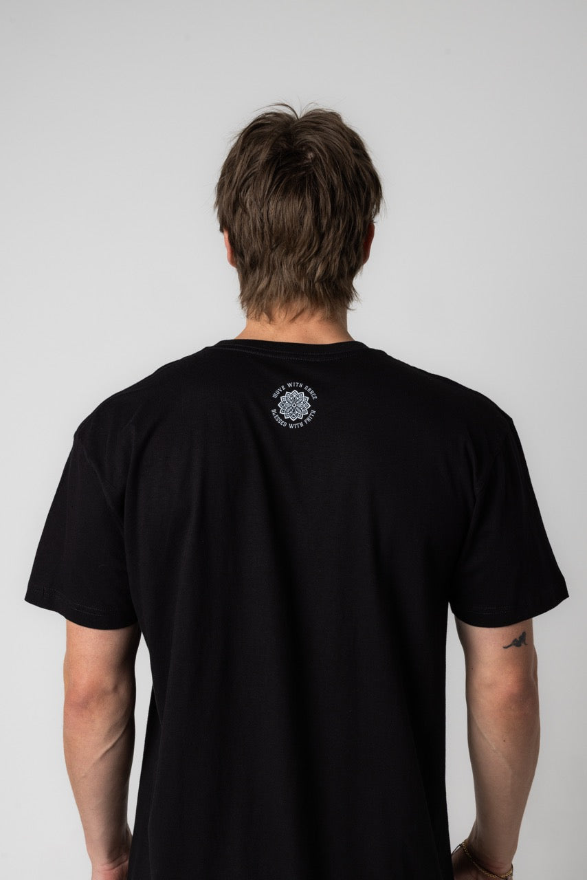 MOVE WITH GRACE TEE - BLACK