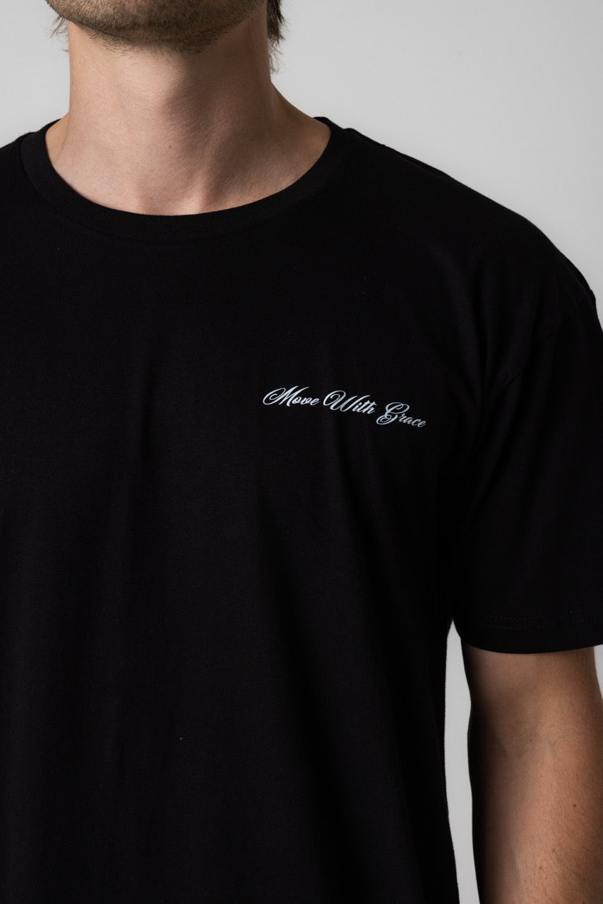 MOVE WITH GRACE TEE - BLACK