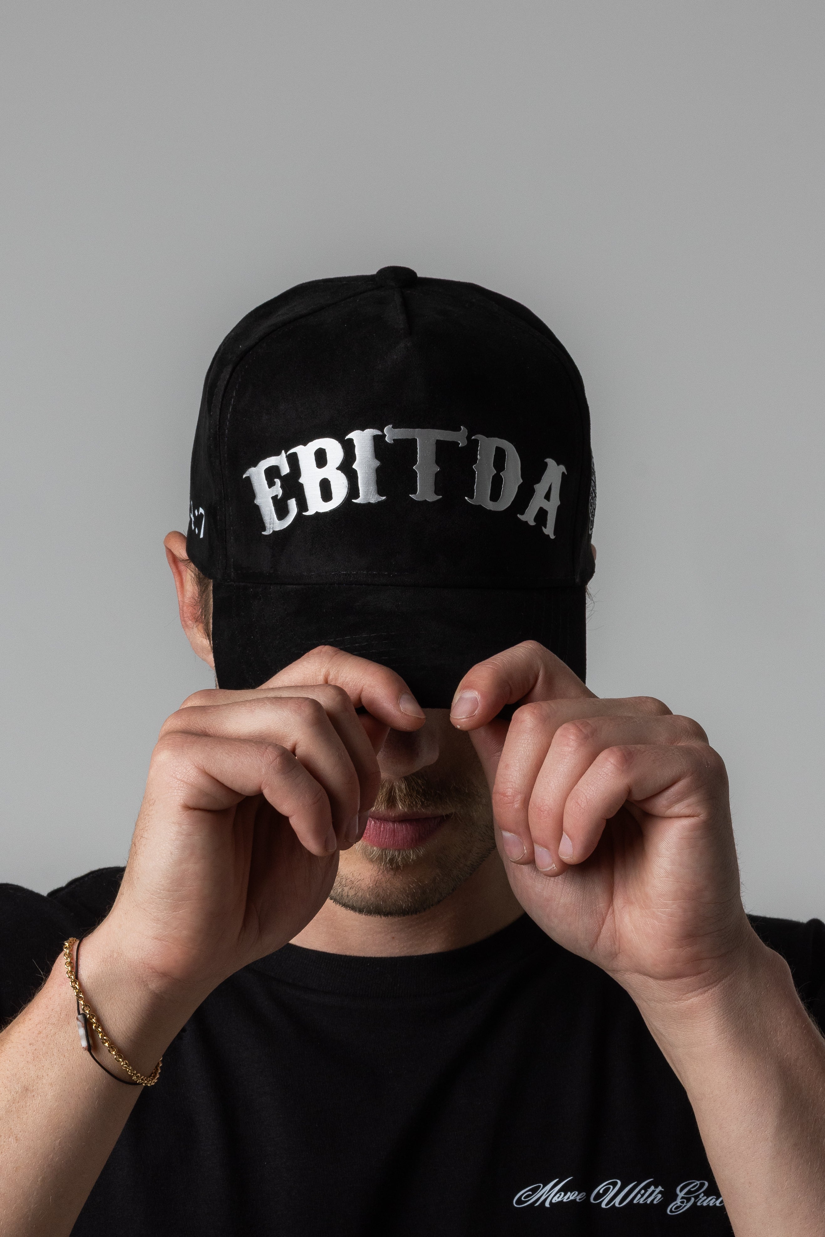EBIDTA SUEDE HAT - BLACK