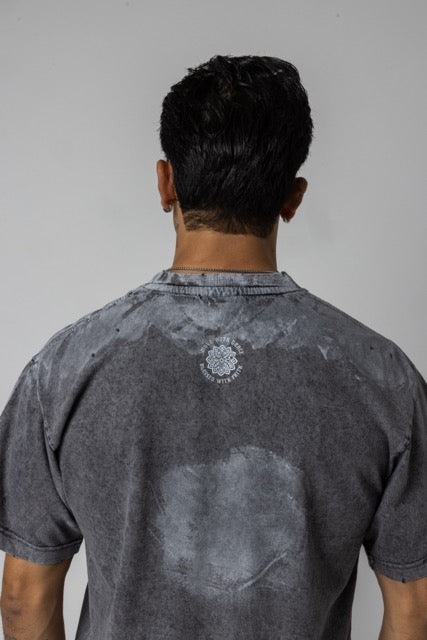 CROSS TEE - SPACE GREY