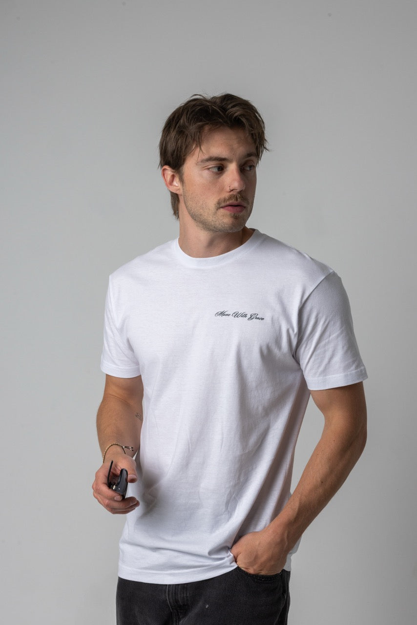 MOVE WITH GRACE TEE - OFF WHITE