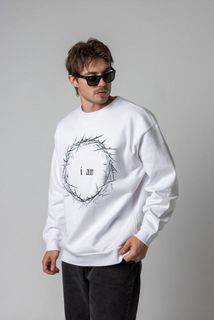 CROWN CREWNECK - WHITE