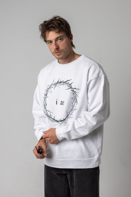 CROWN CREWNECK - WHITE