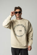 CROWN CREWNECK - BONE
