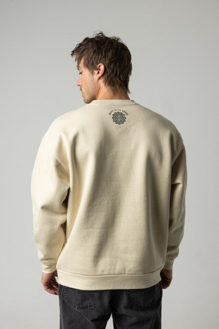 CROWN CREWNECK - BONE