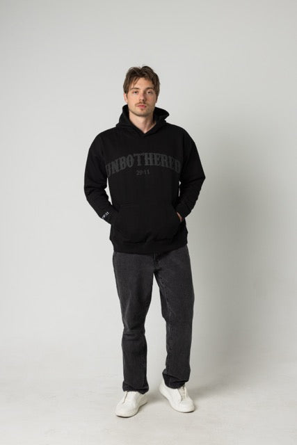 UNBOTHERED HOODIE - BLACK