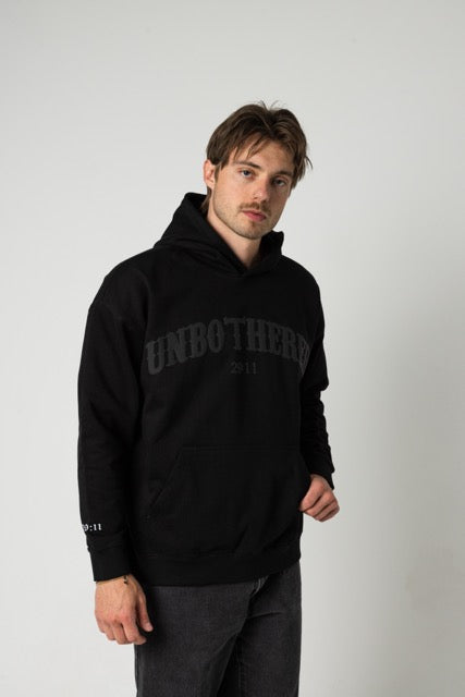 UNBOTHERED HOODIE - BLACK