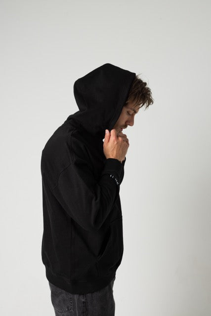 UNBOTHERED HOODIE - BLACK